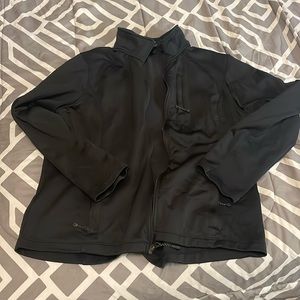 Lands’ End Womens Jacket Black XL 18 USED